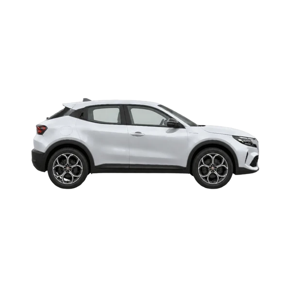 Alfa Romeo Junior 2024 prata, vista lateral (voltada para a direita)