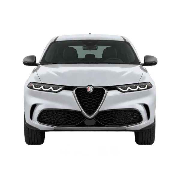 2025 Alfa Romeo Tonale eAWD in Silber, Ansicht: Front
