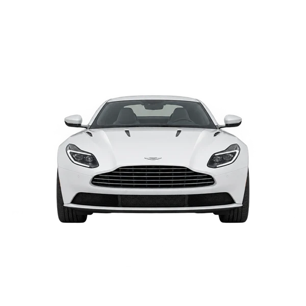 2023 Aston Martin DB11 in weiß, Ansicht: Front