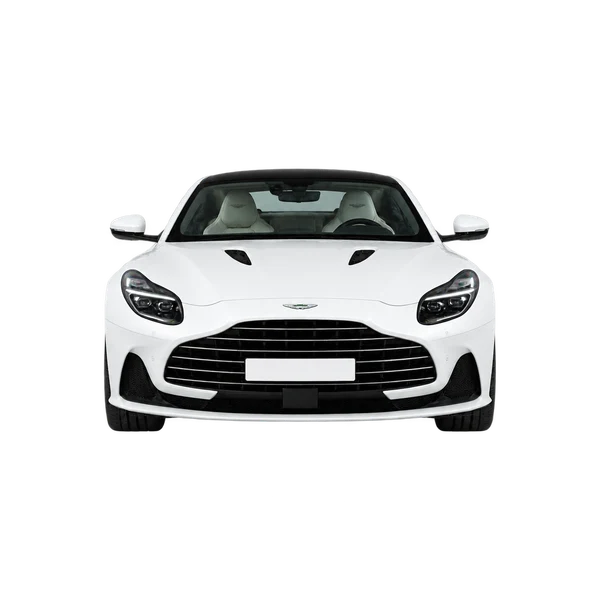 Aston Martin DB12 2023 branco, vista frente
