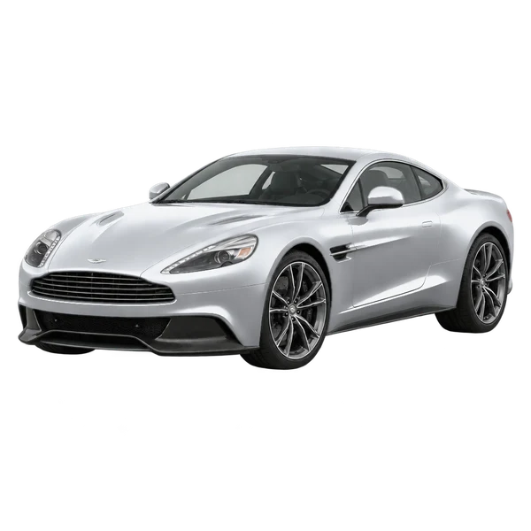 Aston Martin Vanquish 2014 argent, vue trois-quarts avant (orienté vers la gauche)