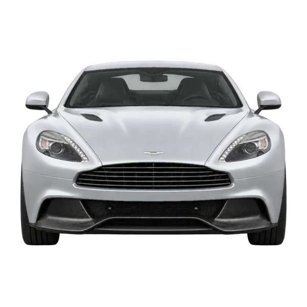 Aston Martin Vanquish 2015 en plateado, vista frontal