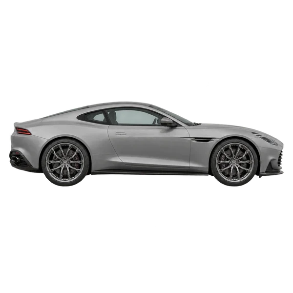 Aston Martin Vanquish 2025 argent, vue profil (tourné vers la droite)