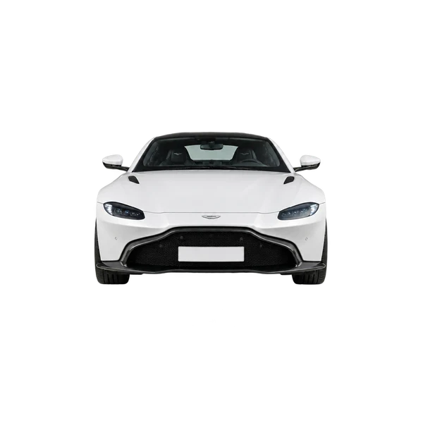2018 Aston Martin Vantage in weiß, Ansicht: Front