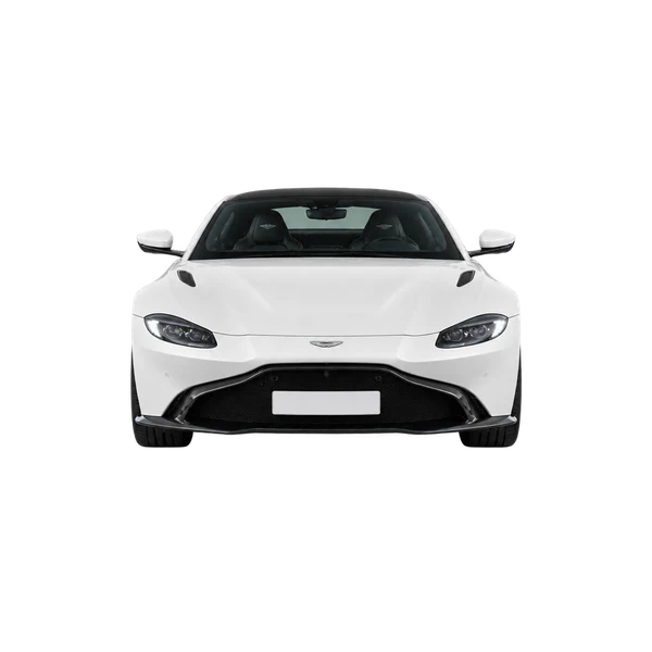 2020 Aston Martin Vantage in weiß, Ansicht: Front