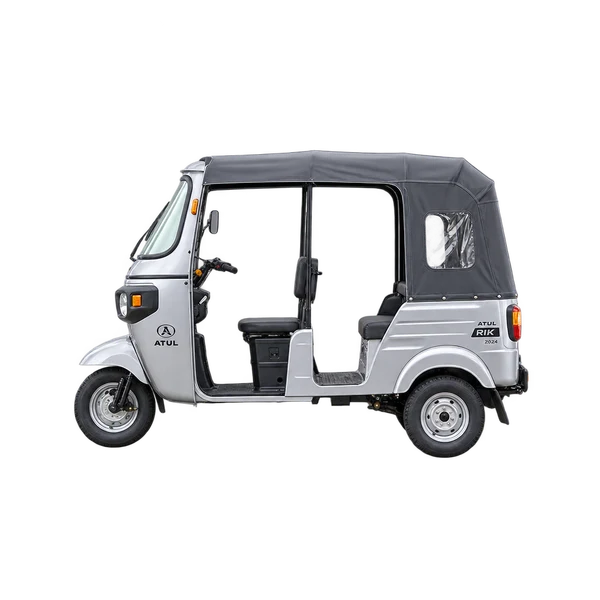 Atul Auto RIK 2024 prata, vista lateral (voltada para a esquerda)