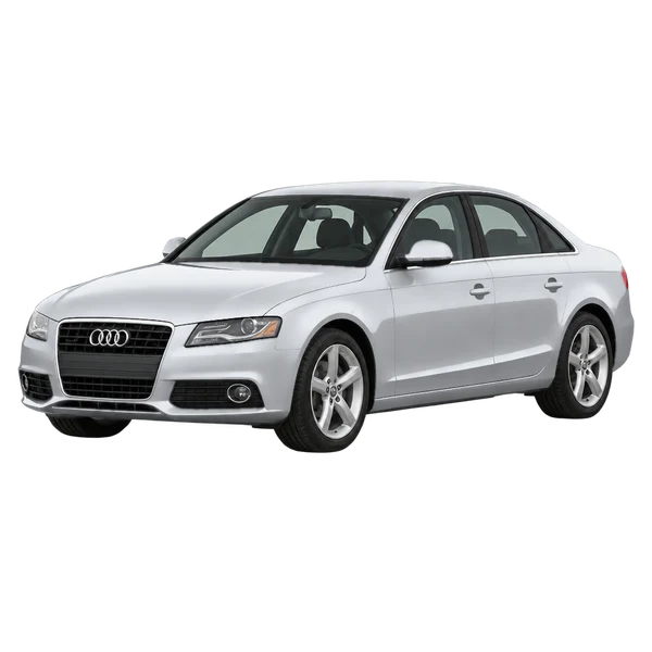 2010 AUDI 90 — Front three-quarter (facing left), silver