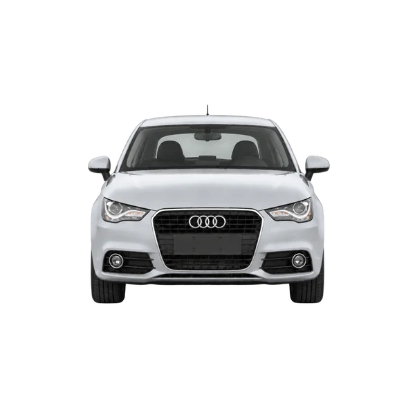 Audi A1 2010 باللون فضي، منظر أمامي
