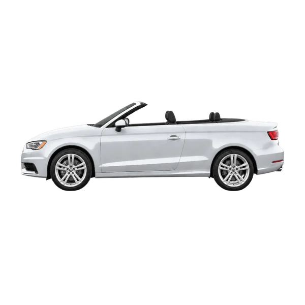 Audi A3 Cabriolet 2014 prata, vista lateral (voltada para a esquerda)