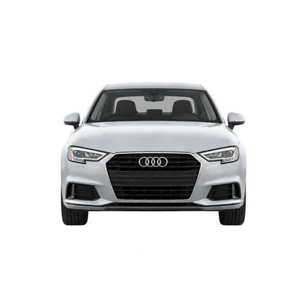Audi A3 Limousine 2020 باللون فضي، منظر أمامي