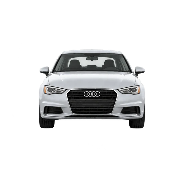 Audi A3 Sedan 2016 prata, vista frente