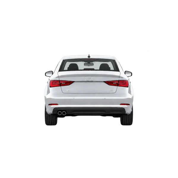 Audi A3 Sedan 2016 prata, vista traseira