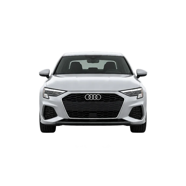 Audi A3 Sedan 2025 prata, vista frente