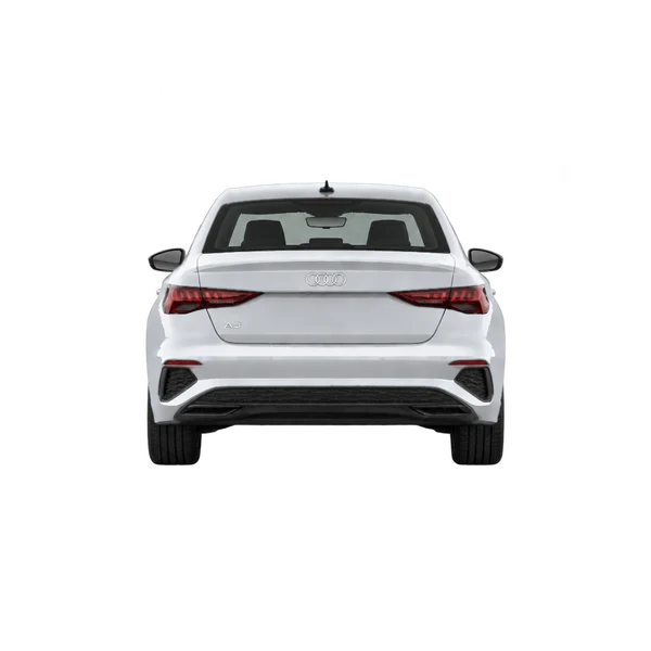 Audi A3 Sedan 2025 prata, vista traseira