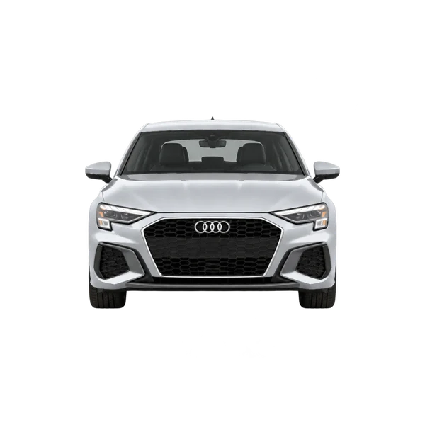 Audi A3 Sportback 2023 en plateado, vista frontal