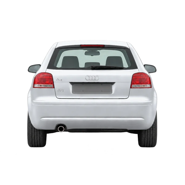 Audi A3 2005 argent, vue arrière