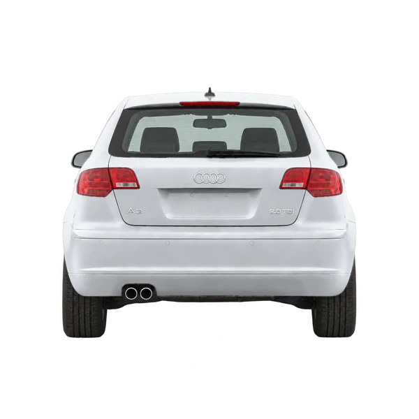 Audi A3 2006 argent, vue arrière