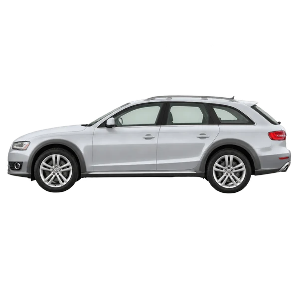 2015 Audi A4 allroad in Silber, Ansicht: Seite (nach links gerichtet)