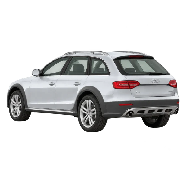 Audi A4 allroad 2016 en plateado, vista tres cuartos trasero (mirando a la izquierda)