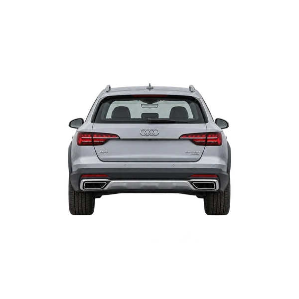 2021 Audi A4 allroad in Silber, Ansicht: Heck