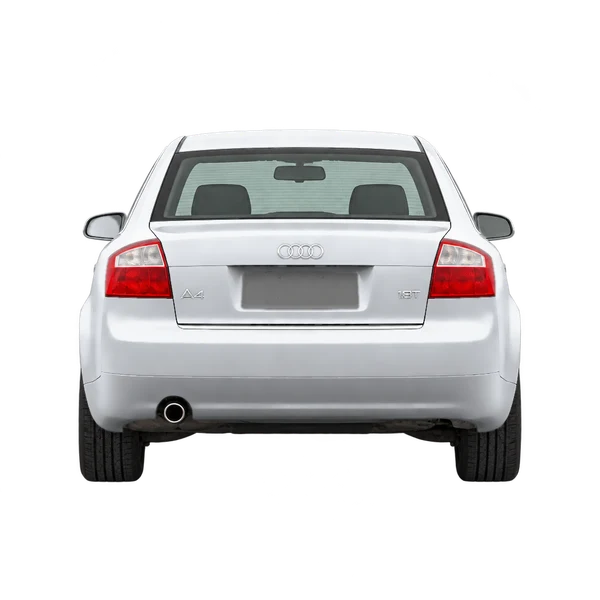 Audi A4 2003 prata, vista traseira