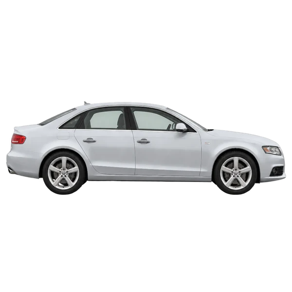 シルバーの2014 Audi A4（側面（右向き）ビュー）