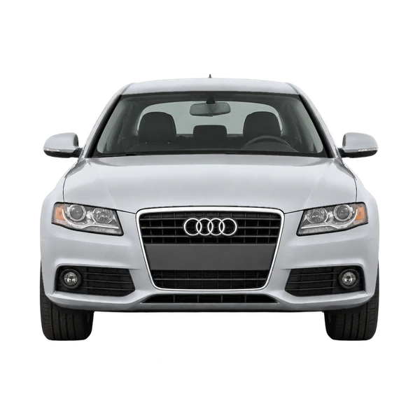 シルバーの2015 Audi A4（正面ビュー）