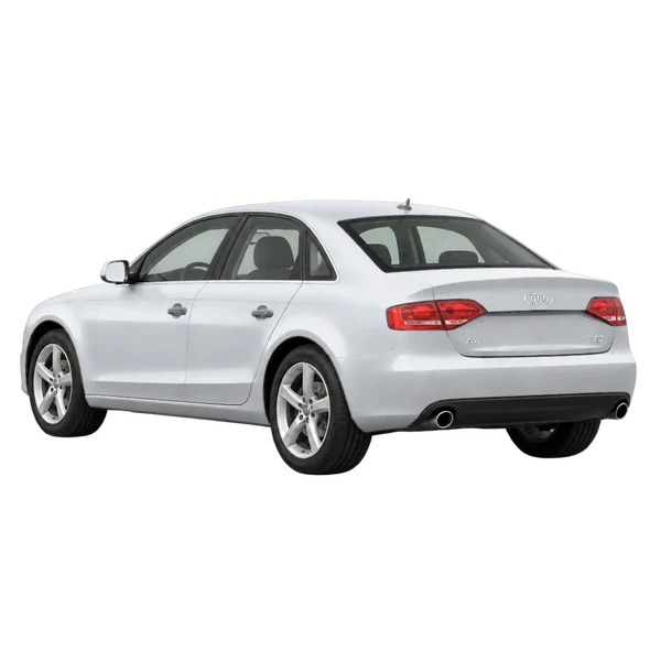 Audi A4 2016 argent, vue trois-quarts arrière (orienté vers la gauche)
