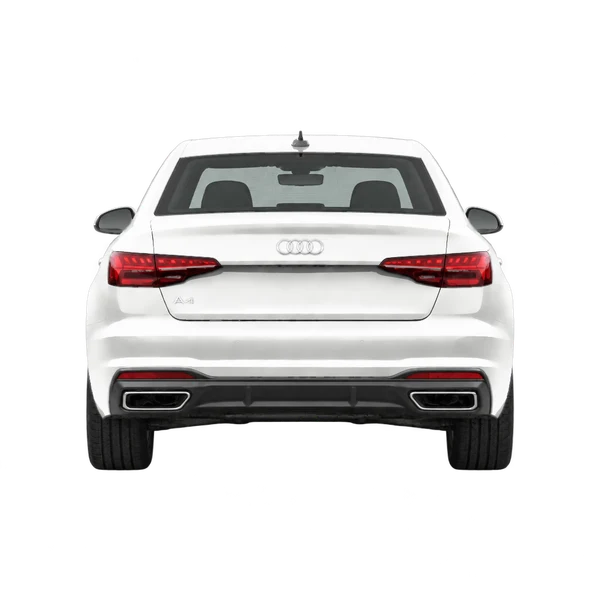 Audi A4 2024 blanc, vue arrière