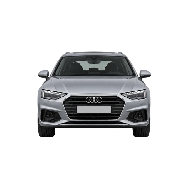シルバーの2026 Audi A4（正面ビュー）