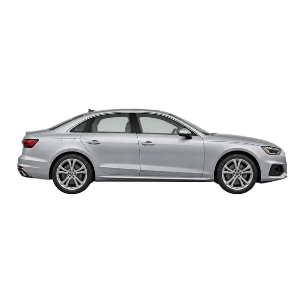 シルバーの2026 Audi A4（側面（右向き）ビュー）