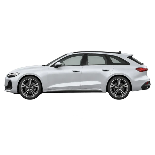 Audi A5 Avant 2026 argent, vue côté (vers la gauche)