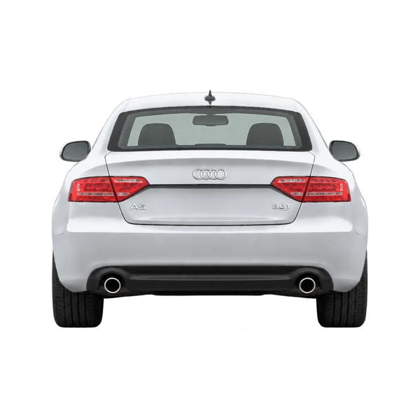 Audi A5 2011 argent, vue arrière