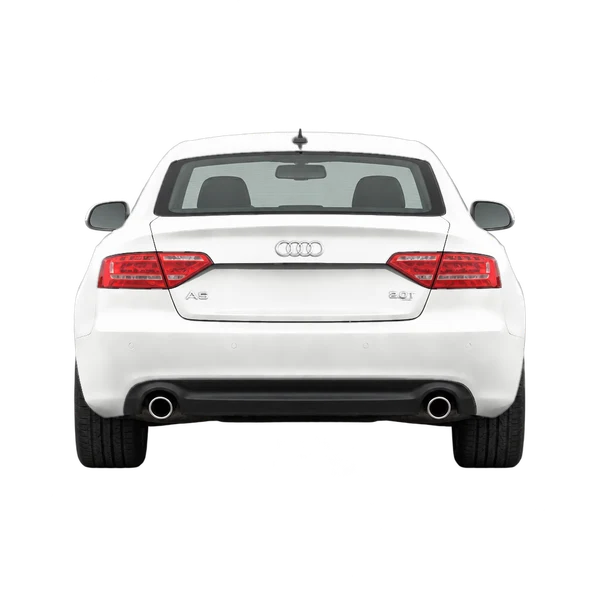 Audi A5 2016 branco, vista traseira