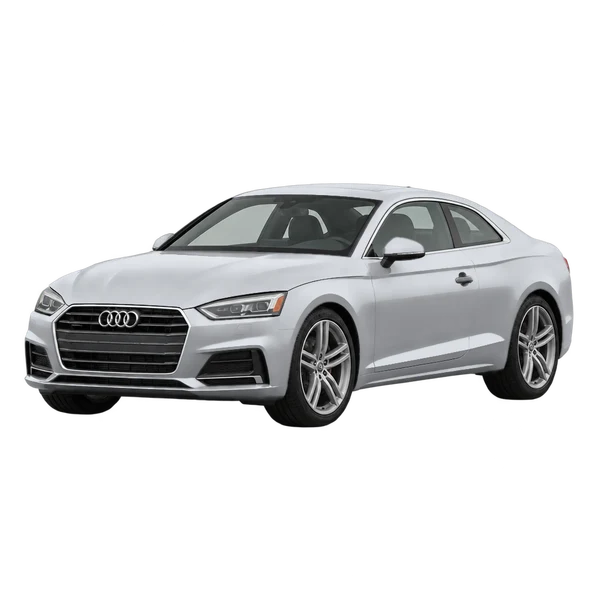Audi A5 2018 argent, vue trois-quarts avant (orienté vers la gauche)