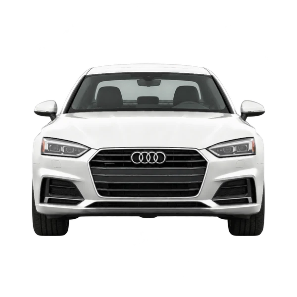 Audi A5 2020 blanc, vue avant