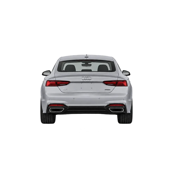 Audi A5 2021 argent, vue arrière