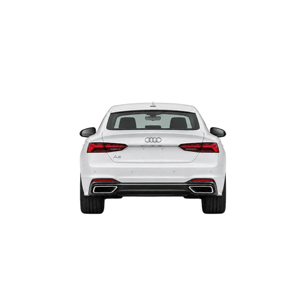 Audi A5 2021 blanc, vue arrière