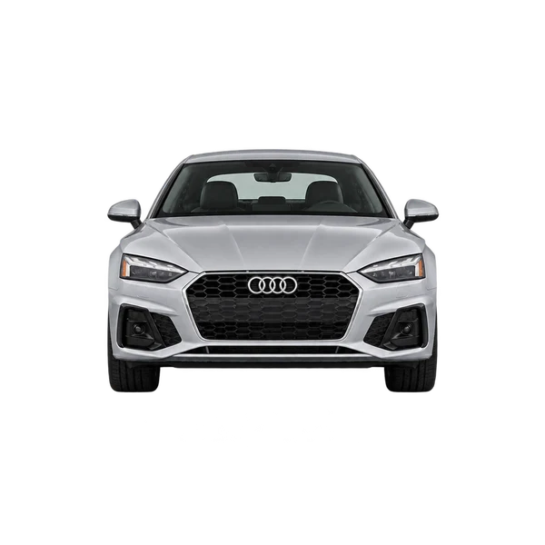 Audi A5 2023 en plateado, vista frontal