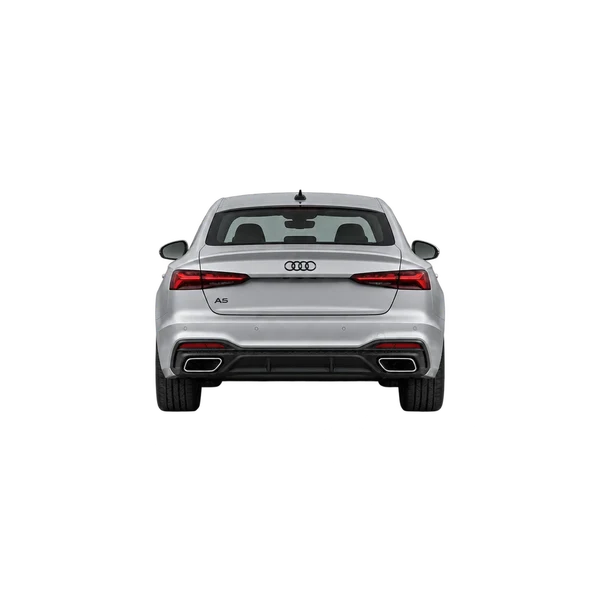 シルバーの2027 Audi A5(リアビュー)