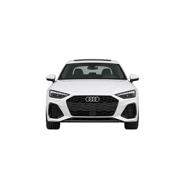 ホワイトの2027 Audi A5(正面ビュー)