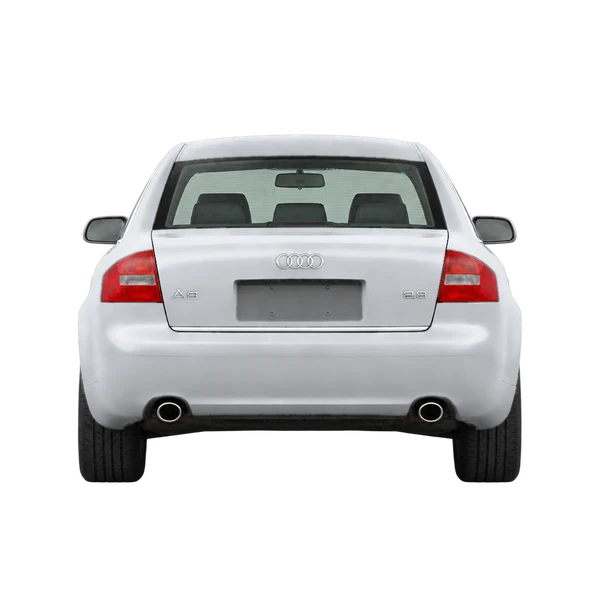 Audi A6 2002 argent, vue arrière