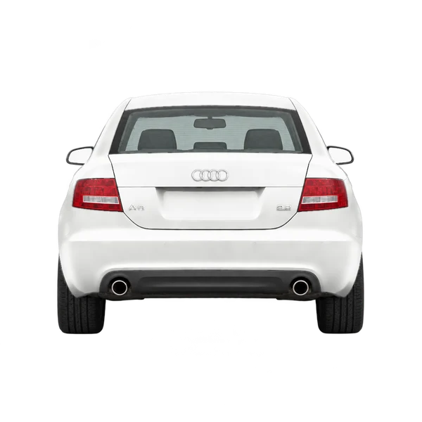 Audi A6 2008 blanc, vue arrière