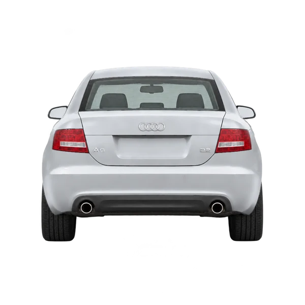 Audi A6 2009 prata, vista traseira