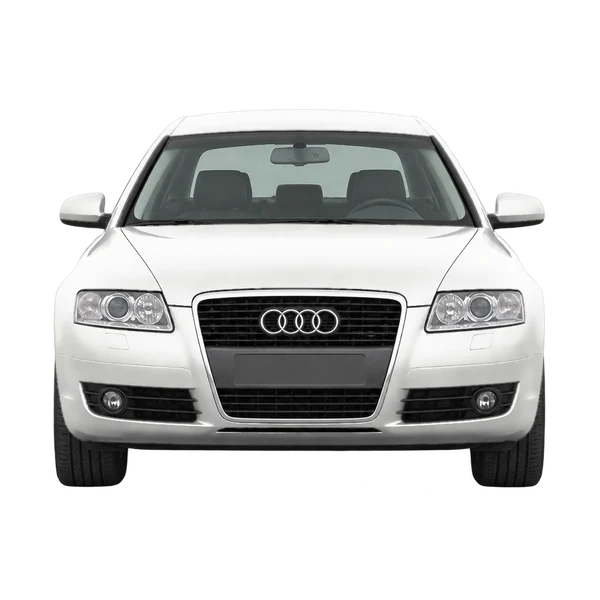 Audi A6 2011 blanc, vue avant