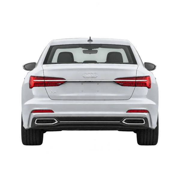 Audi A6 2021 argent, vue arrière