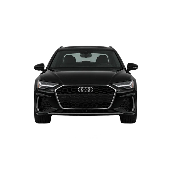 Audi A6 2026 noir, vue avant