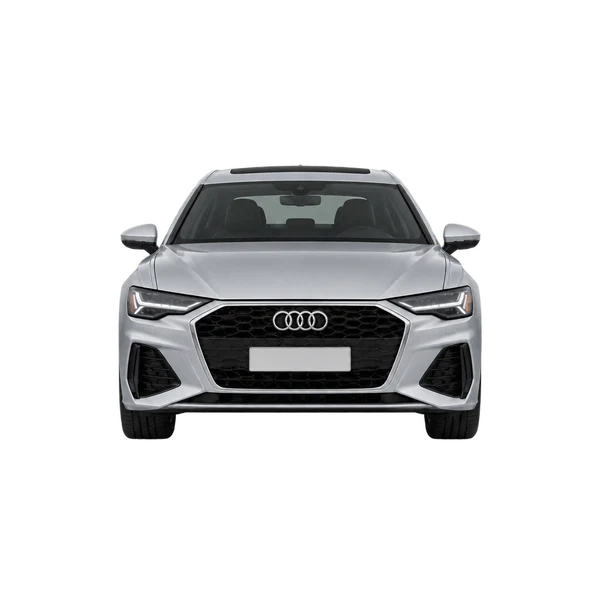 Audi A6 2026 argent, vue avant