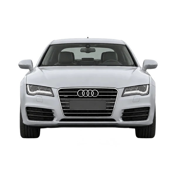 シルバーの2014 Audi A7（正面ビュー）