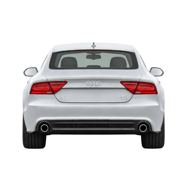 Audi A7 2018 argent, vue arrière